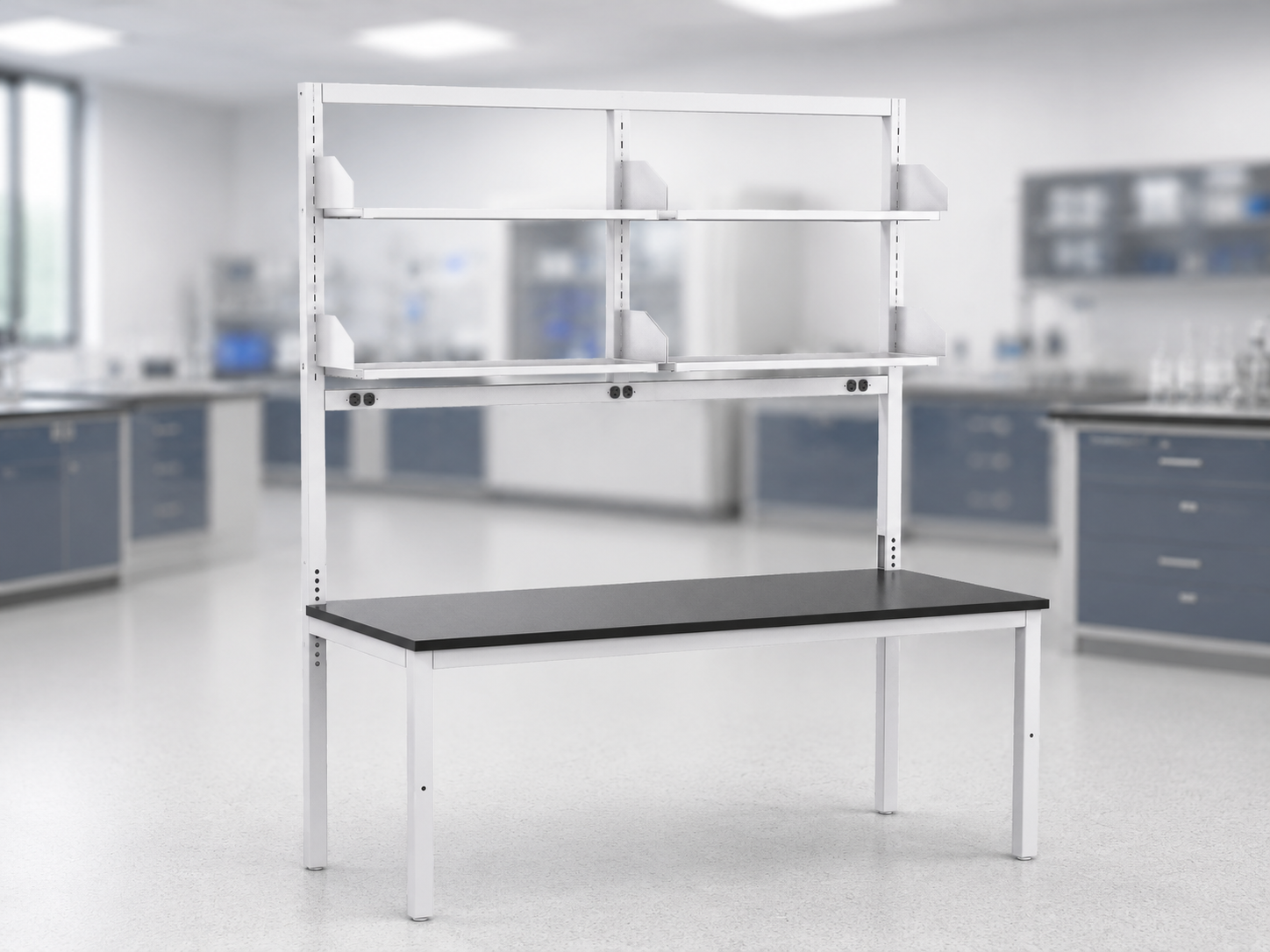 Infinity Bench System adjustable height lab bench in classroom