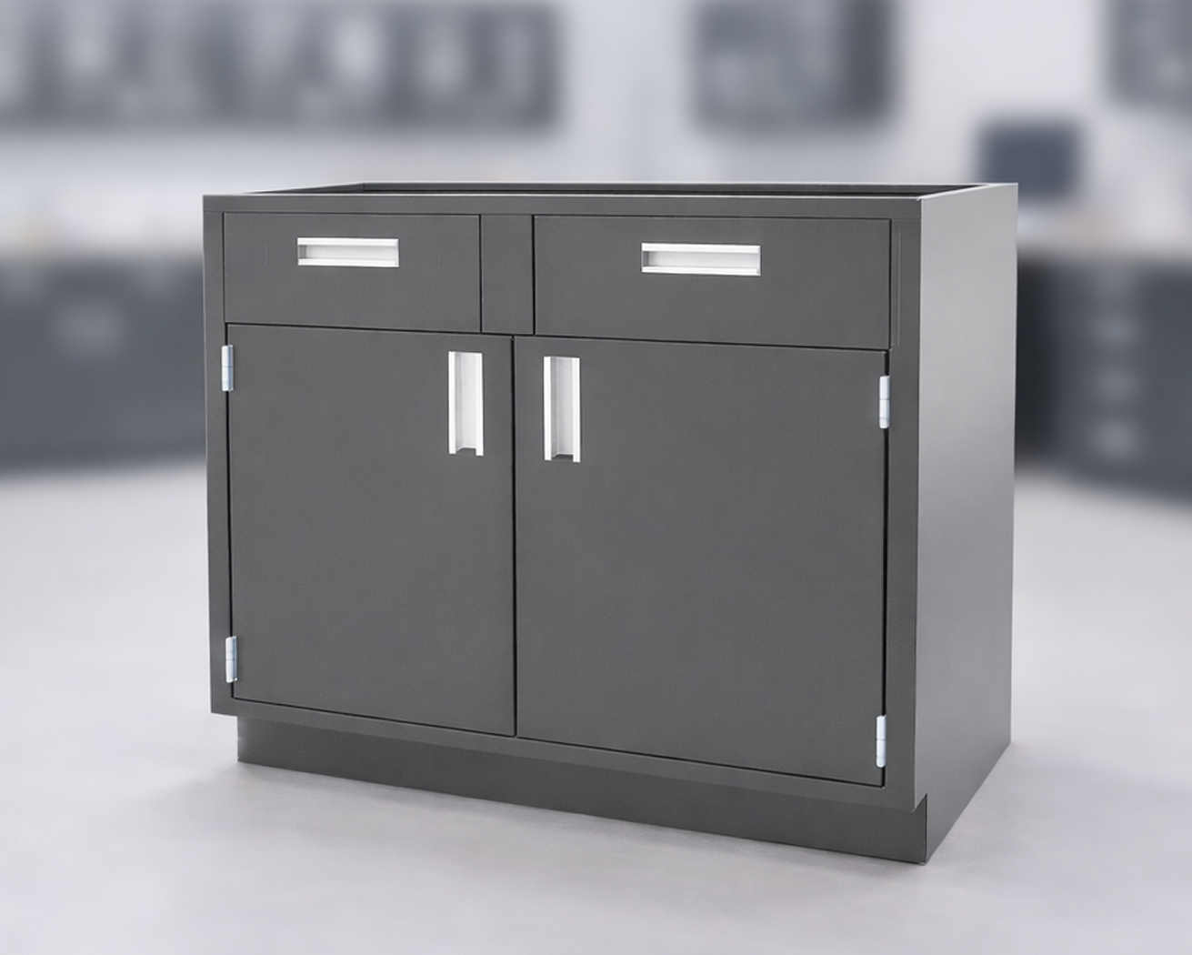 Laboratory base cabinets
