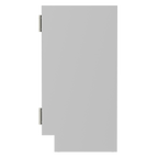 IQ Labs Flammable Storage Cabinets, right side view, SKU FLAM3536-18