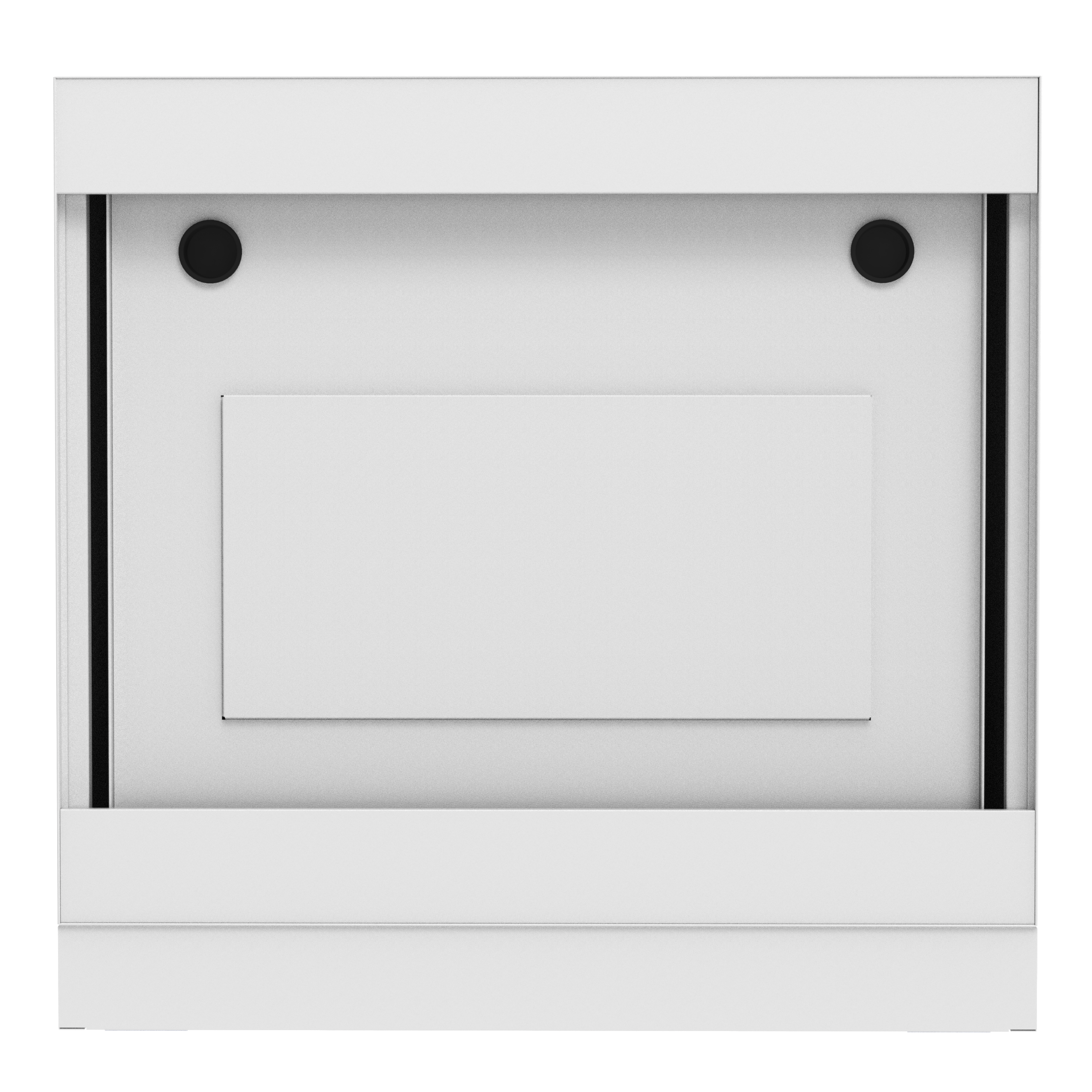 IQ Labs Acid and Corrosive Storage Cabinets, back view, SKU ASB3536-22D