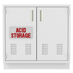 IQ Labs Acid and Corrosive Storage Cabinets, front view, SKU ASB3536-22D