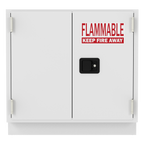 IQ Labs Flammable Storage Cabinets, front view, SKU FLAM3536-18