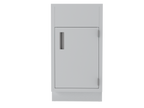 IQ Labs Hood Base Cabinets - 35 in High, 22 in Deep, front view, SKU B3518-10PR, off-white