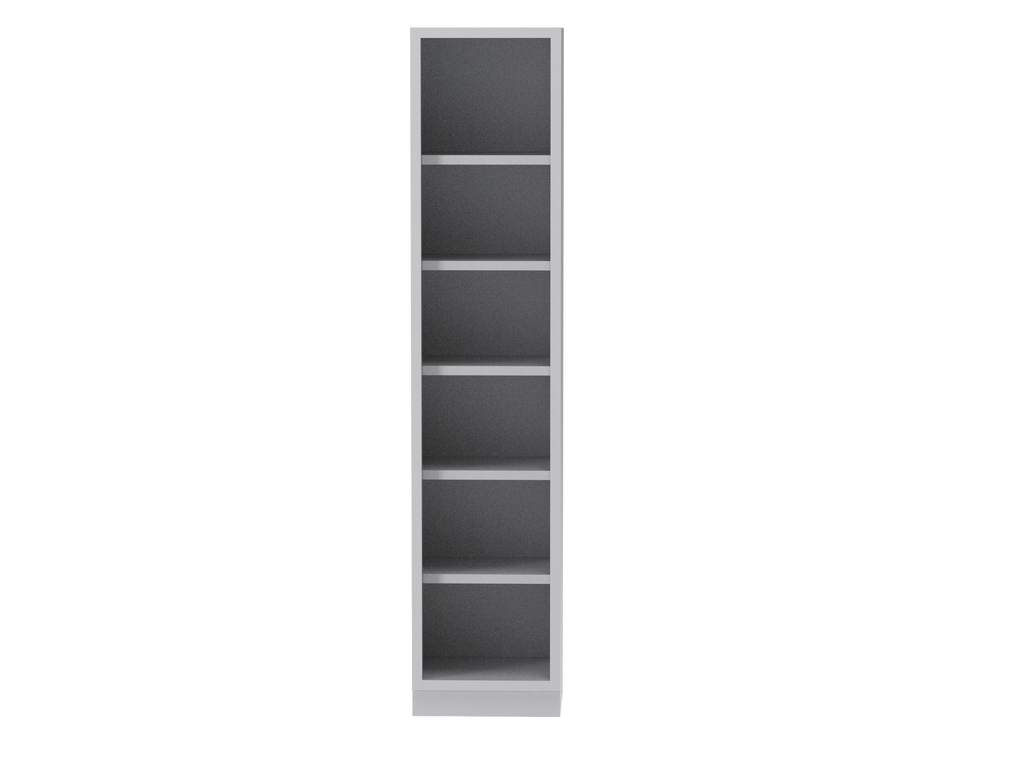 IQ Labs Floor Cases / Standing Storage Cabinets, front view, SKU 3F8418-00016, off-white