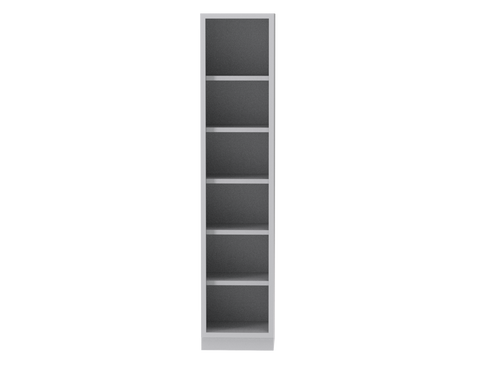 IQ Labs Floor Cases / Standing Storage Cabinets, front view, SKU 3F8418-00016, off-white