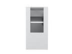 IQ Labs Hood Base Cabinets - 35 in High, 22 in Deep, back view, SKU B3518-10PR, off-white