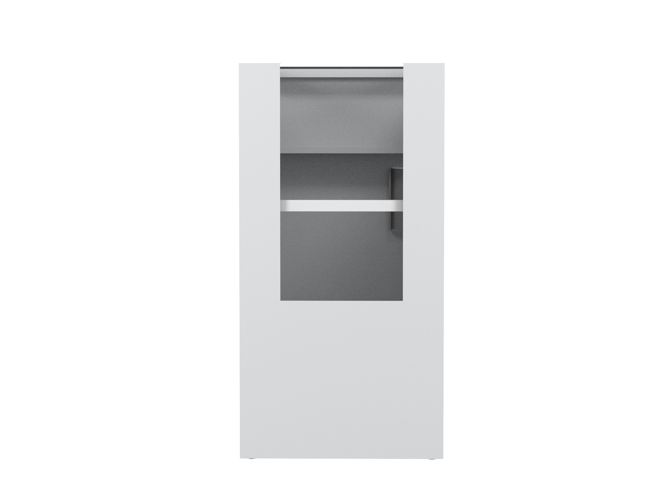 IQ Labs Hood Base Cabinets - 35 in High, 22 in Deep, back view, SKU B3518-10PR, off-white