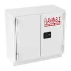 IQ Labs Flammable Storage Cabinets, 45 degree left view, SKU FLAM3536-18
