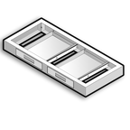 IQ Labs Apron with 2 drawers, SKU A044822-002