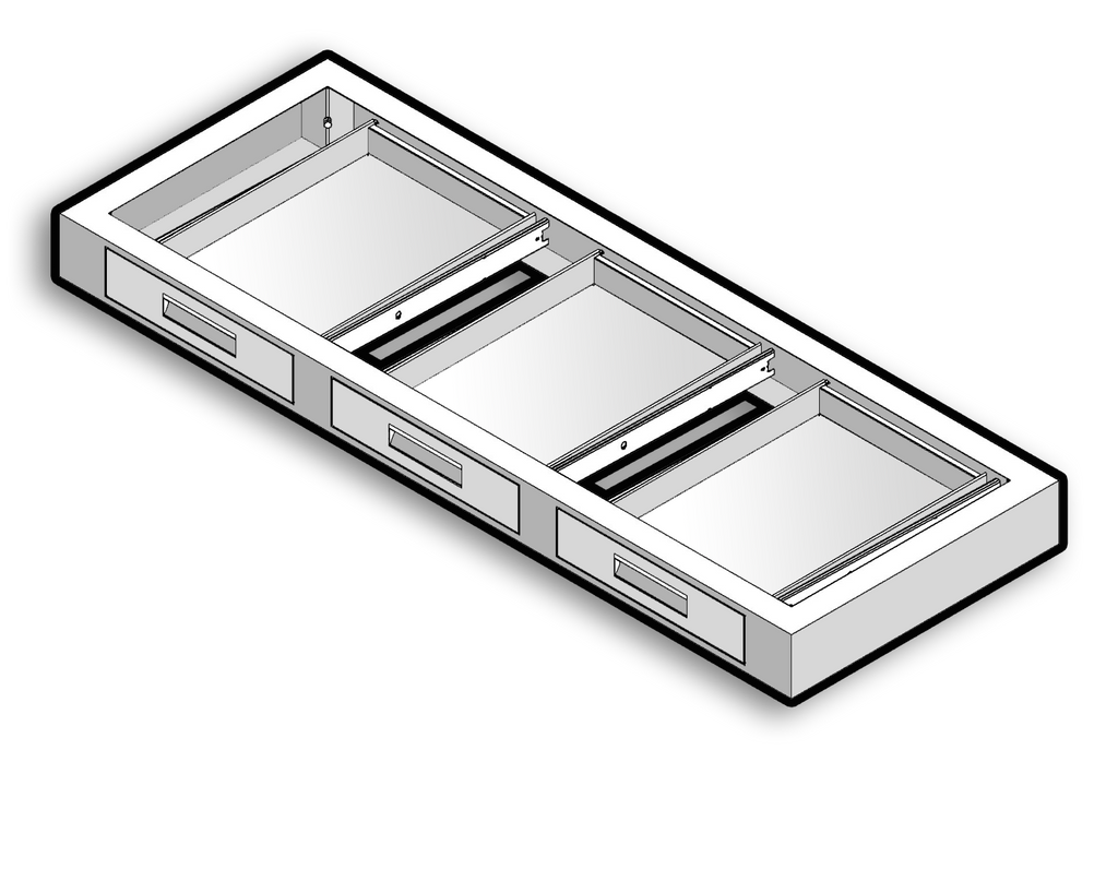IQ Labs Apron with 3 drawers, SKU A046022-003