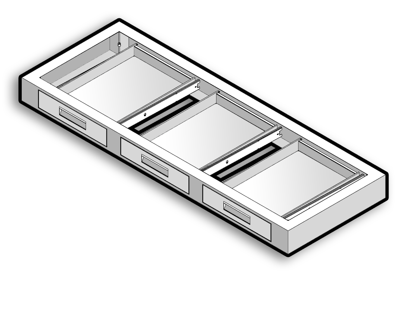 IQ Labs Apron with 3 drawers, SKU A046022-003