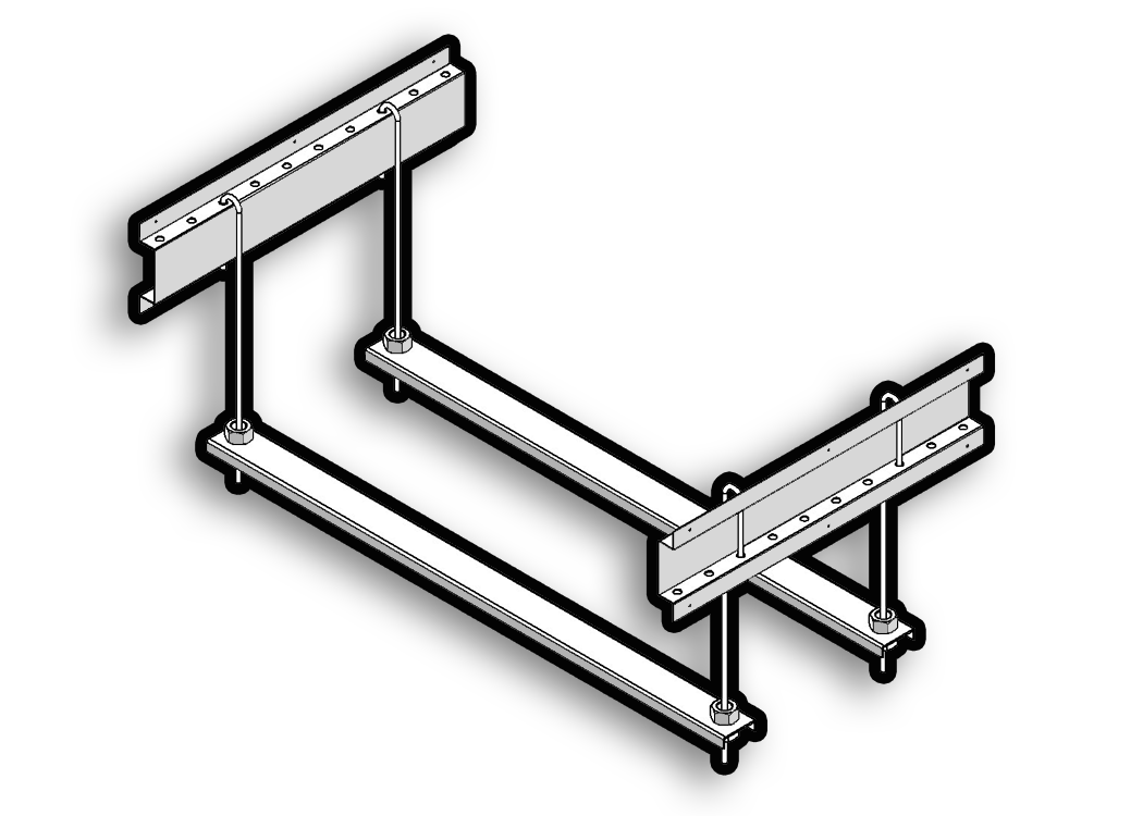 IQ Labs Sink Support Assembly, product image, SKU SINKSUPPORTASSEMBLY