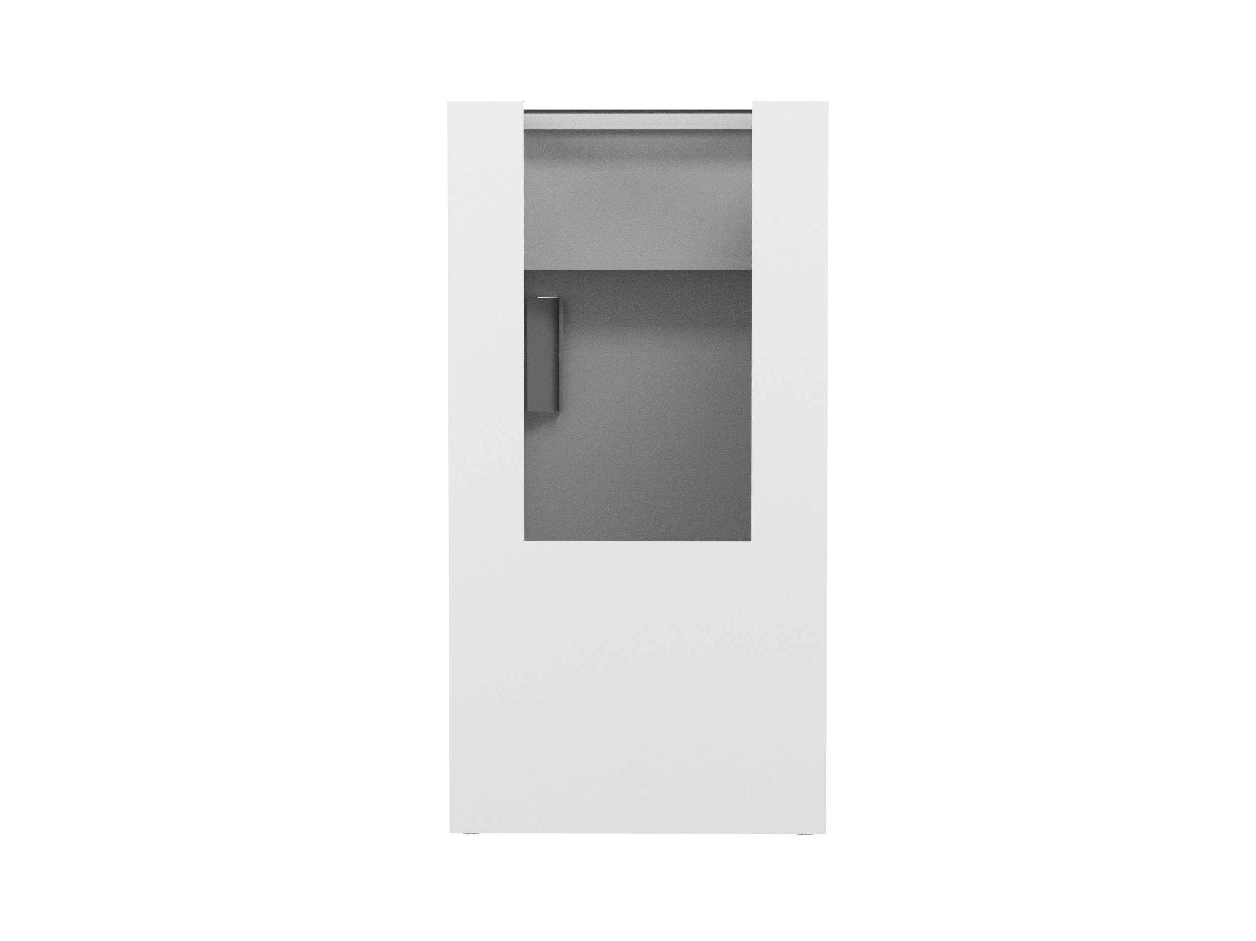 IQ Labs Sink Base Cabinets - 35 in High, back view, SKU B3518-10SL, off-white